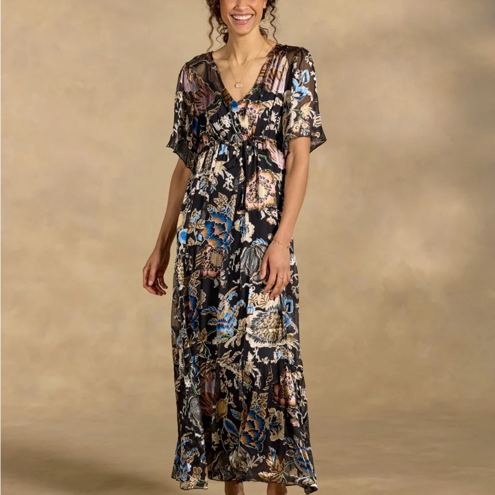 Johnny Was Maxi Silk Dress